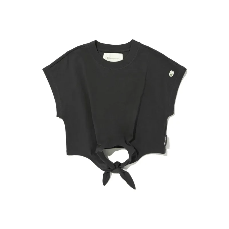 Champion SS24 Batwing Sleeve T Shirt Women's Charcoal Gray-0