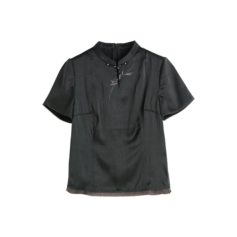Hang Yi Court Shirt Women's Black-0