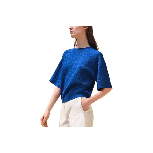HERMES SS24 Knitwear Women's Nautical Blue