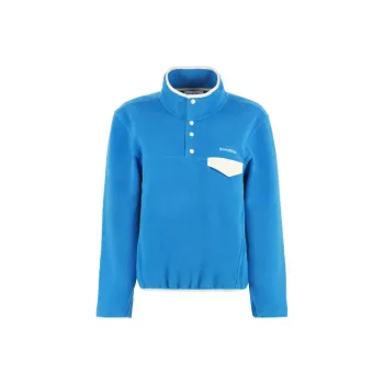 SPORTY & RICH Logo Embroidered High Neck Sweatshirt