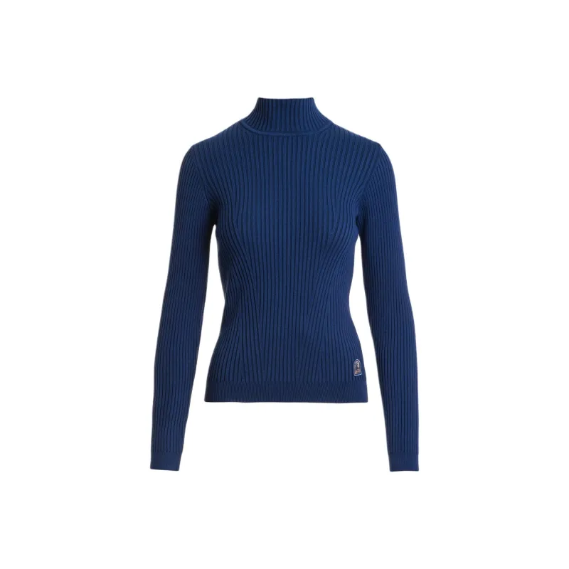 PARAJUMPERS Logo patch Ribbed Jumper-0