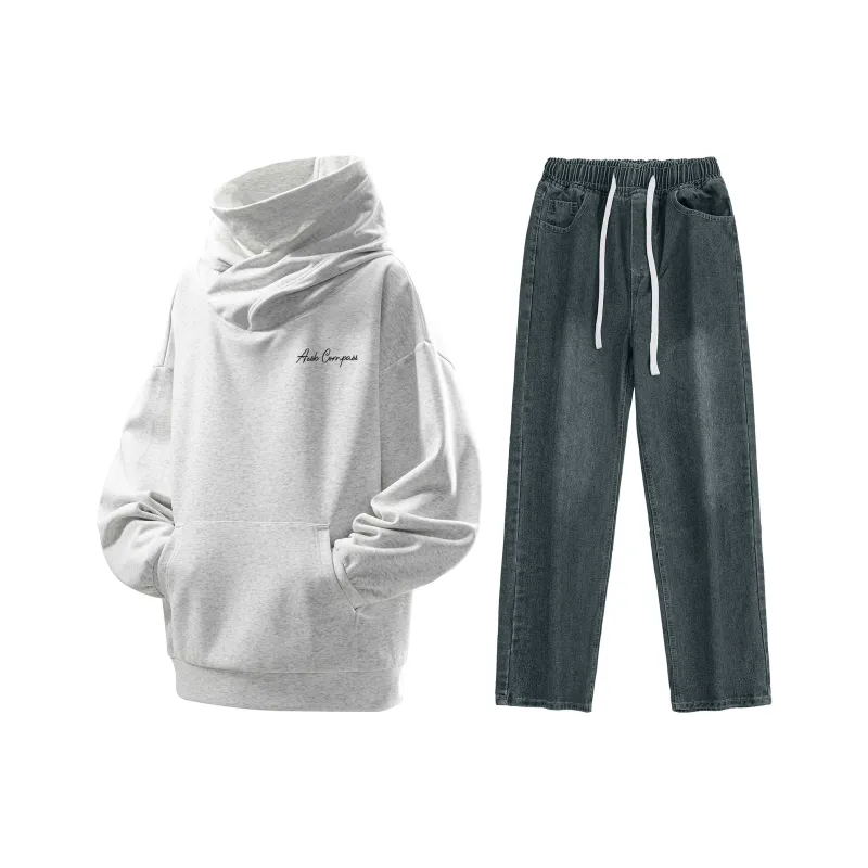 A.X.S.K Sweatshirt Sets Unisex-54