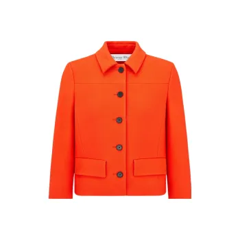 DIOR Quarterly New Products Jackets Women's Orange