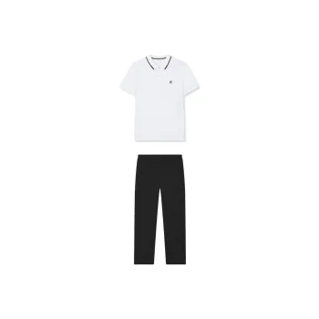 FILA Casual Sportswear Men Standard White+Jet Black