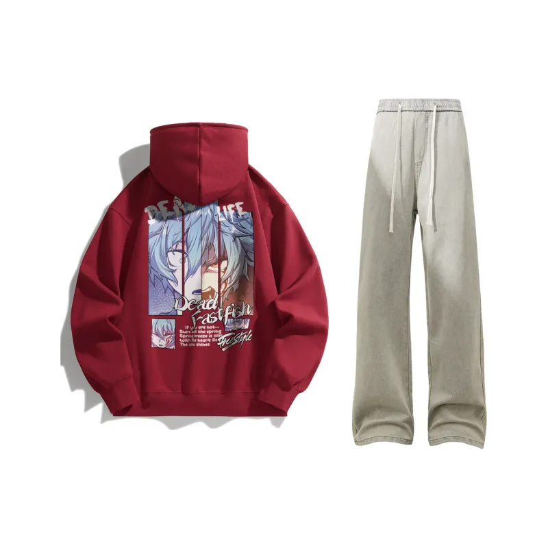 FASTFISH x SHENGSIJUELIANMINGKUAN Sweatshirt Set Unisex-12