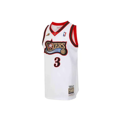 Mitchell & Ness x NBA 76ers Basketball Jerseys Men's White
