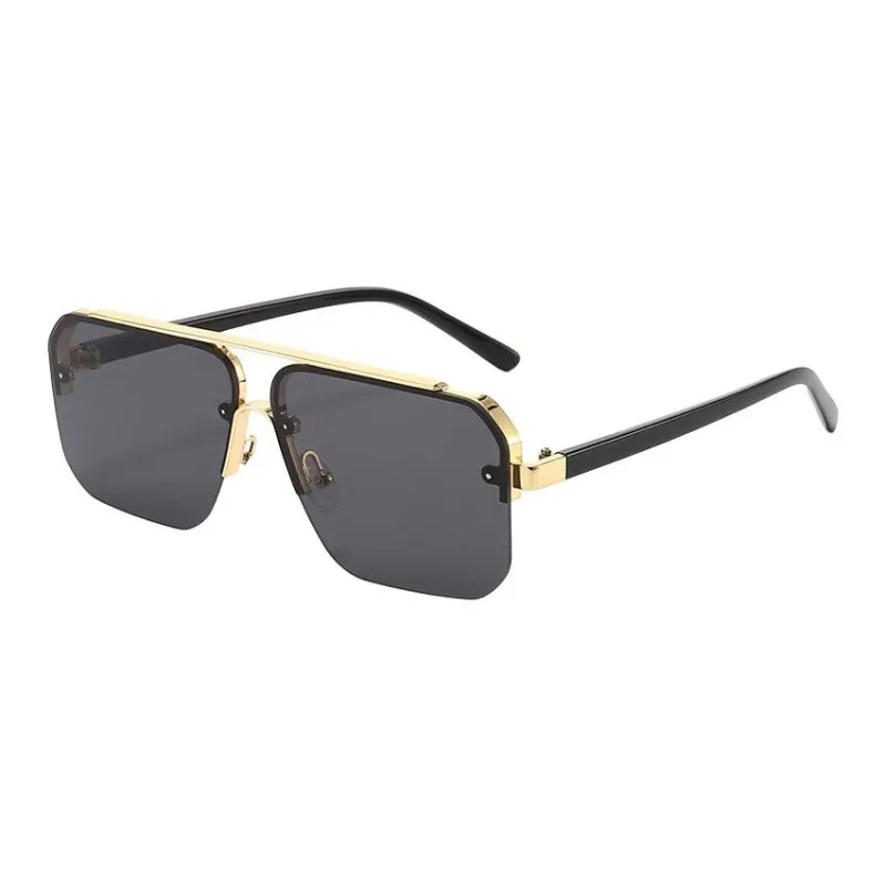 JEANSWEST PC Metal Square Sunglasses Unisex-4