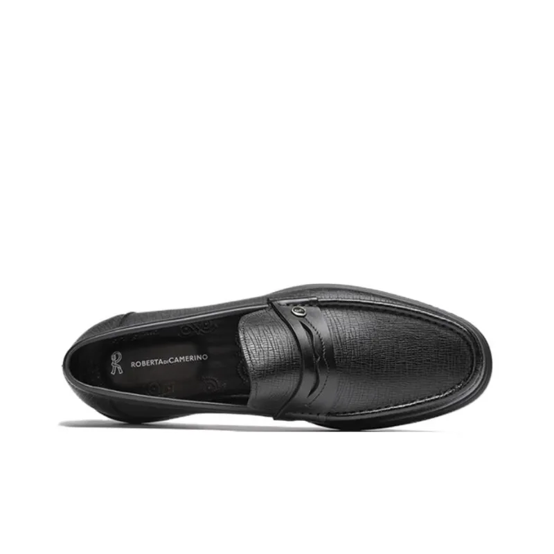 ROBERTA DI CAMERINO Florence Collection Loafers 3.5cm Men's Black-3