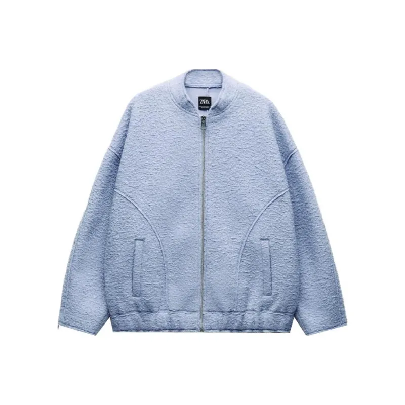 ZARA Jackets Women's Sky Blue-0