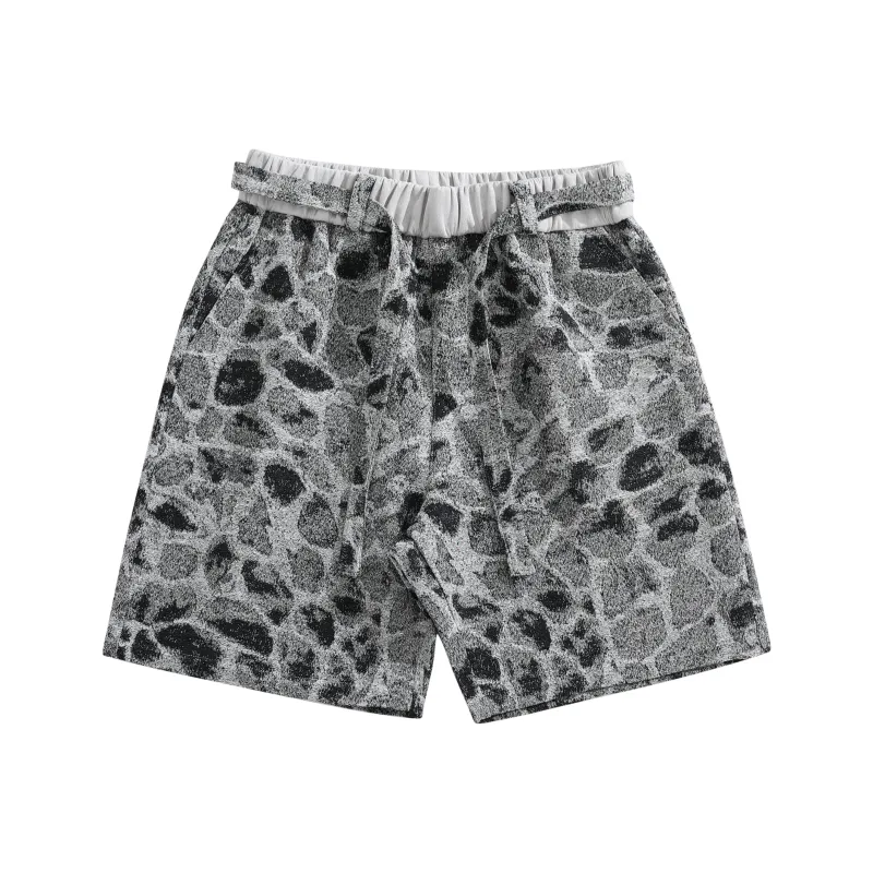 GSUE Casual Shorts Unisex Mist Gray-0