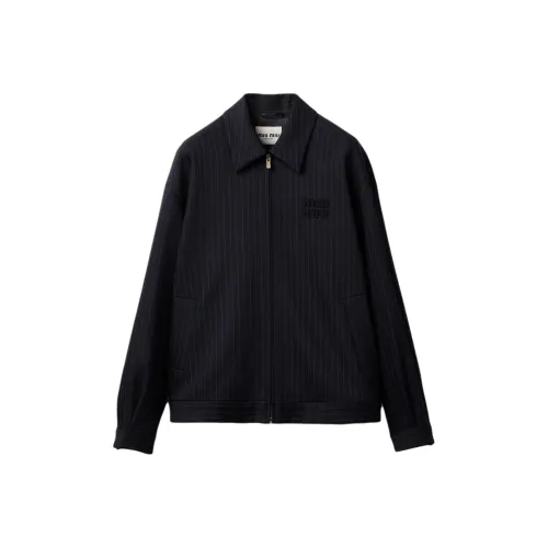 MIU MIU FW24 Jackets & Coats Women's Blue