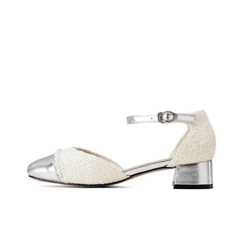 GOLDLION Chunky Heel High Heels Women's-7