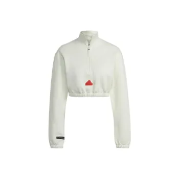 Adidas Originals Sweatshirt Coat Women's White