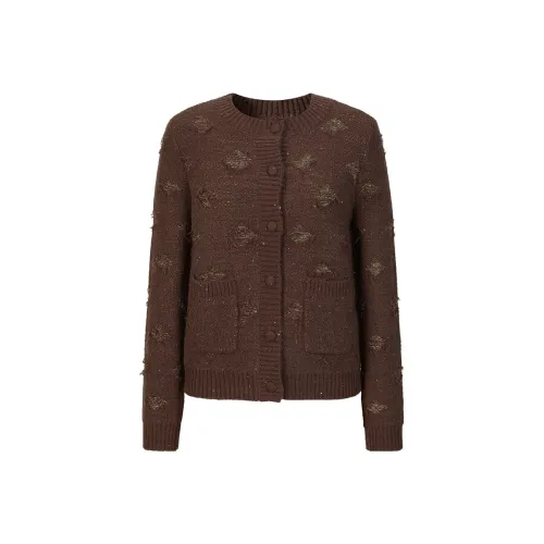 JZ. ANNAKRO Knitwear Women's Dark Coffee