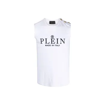 PHILIPP PLEIN Logo print Tank Top