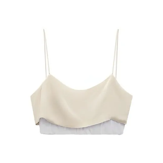 ZARA Camisoles Women's Beige-0