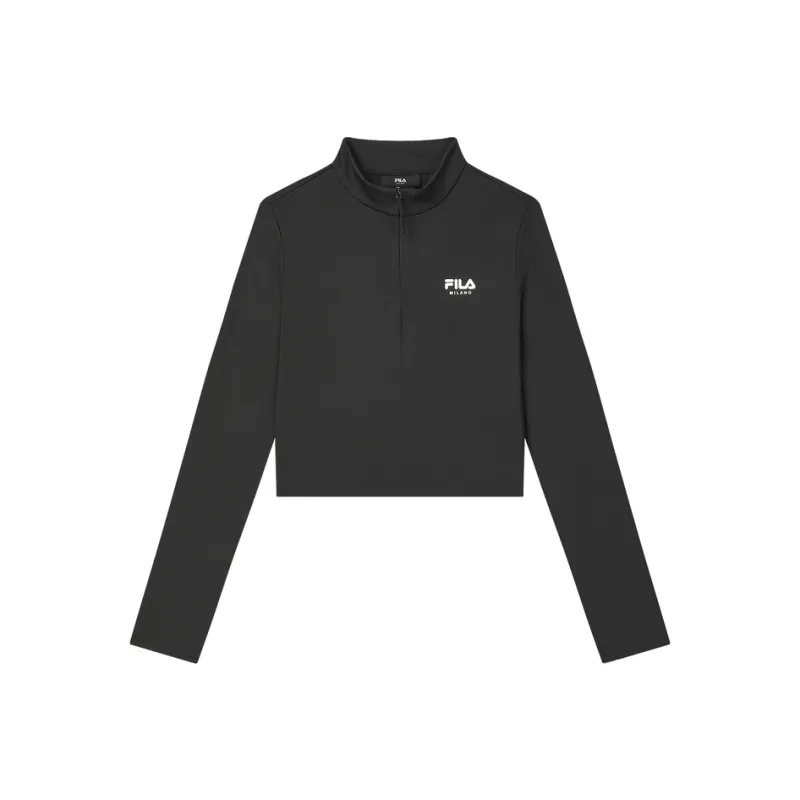 FILA MILANO Italian Luxury Sports Collection Knitwear Women's Jet Black-0