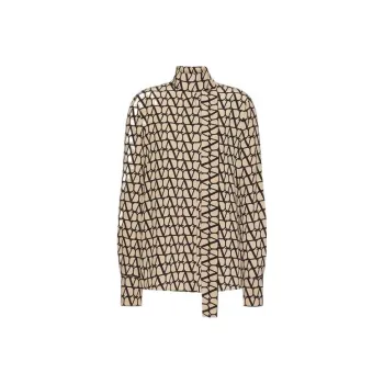 Valentino Toile Iconographe Long Sleeved Blouse