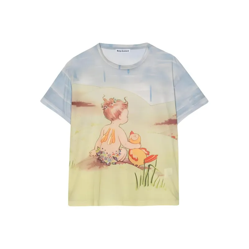 Molly Goddard T-Shirt Women's Light Green-0