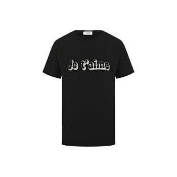 CELINE T-Shirts Women's Black
