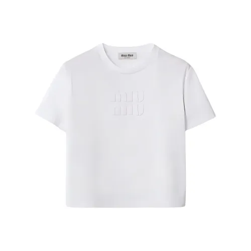 MIU MIU T Shirts Women's White