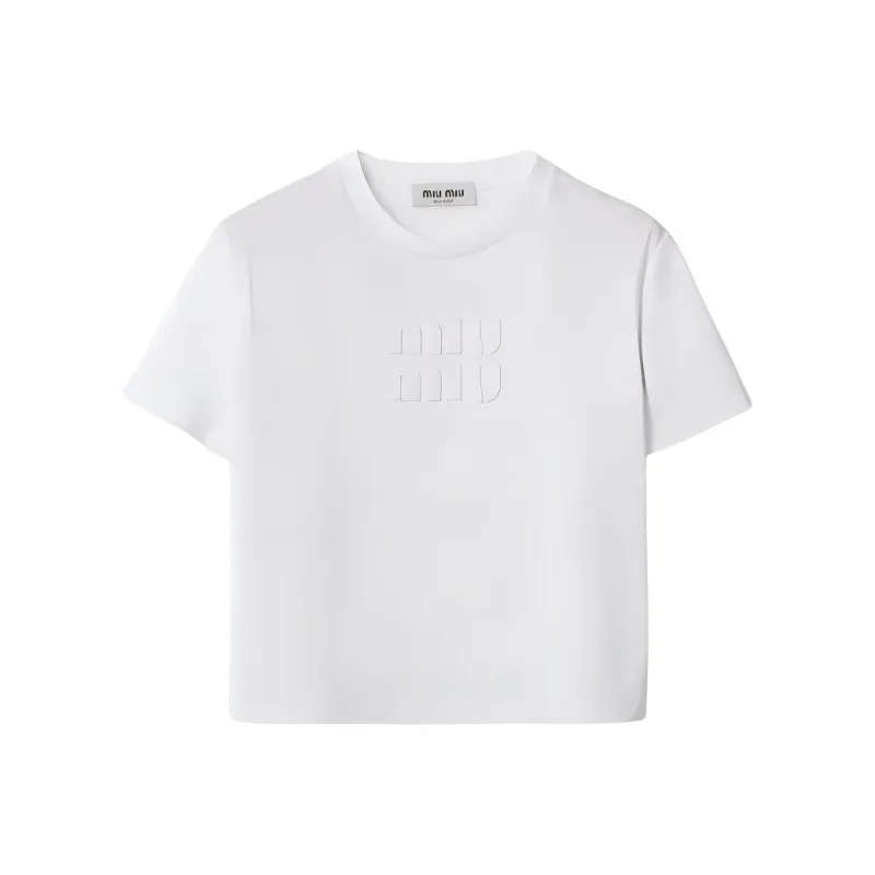 MIU MIU T Shirts Women's White-0