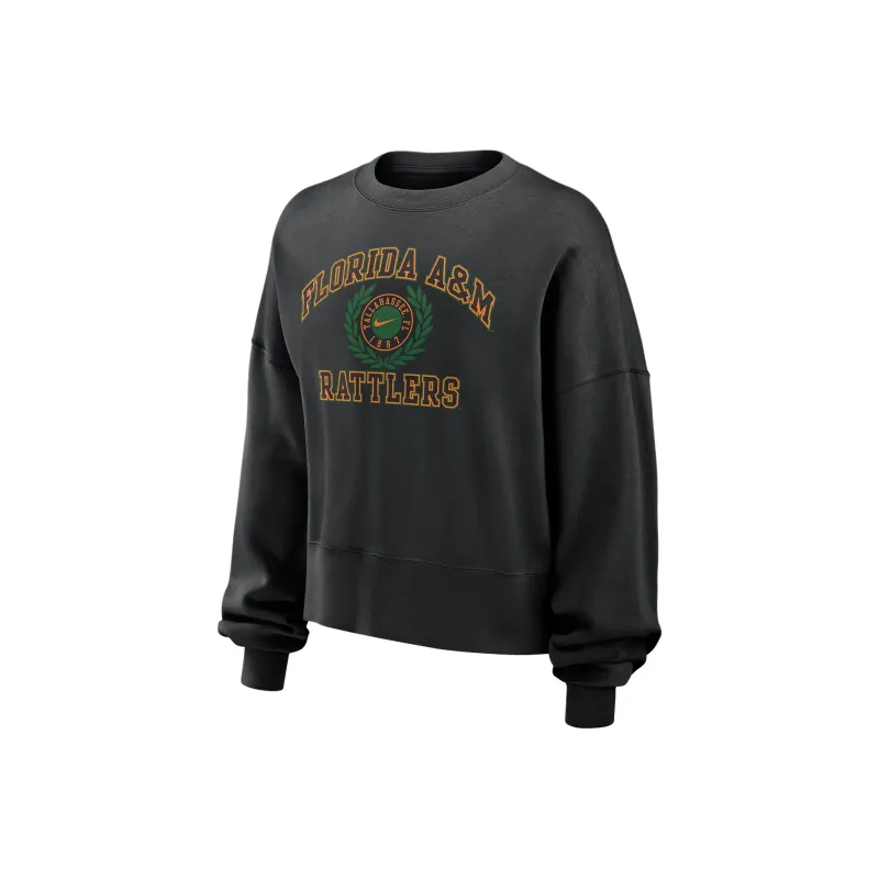 Nike Florida A&M Women's Nike College Crew Neck Sweatshirt-0