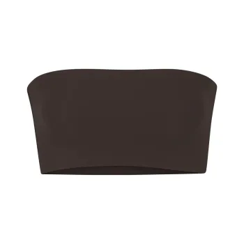 SKIMS FITS EVERYBODY BANDEAU Strapless Top Women's ESPRESSO/Espresso Color