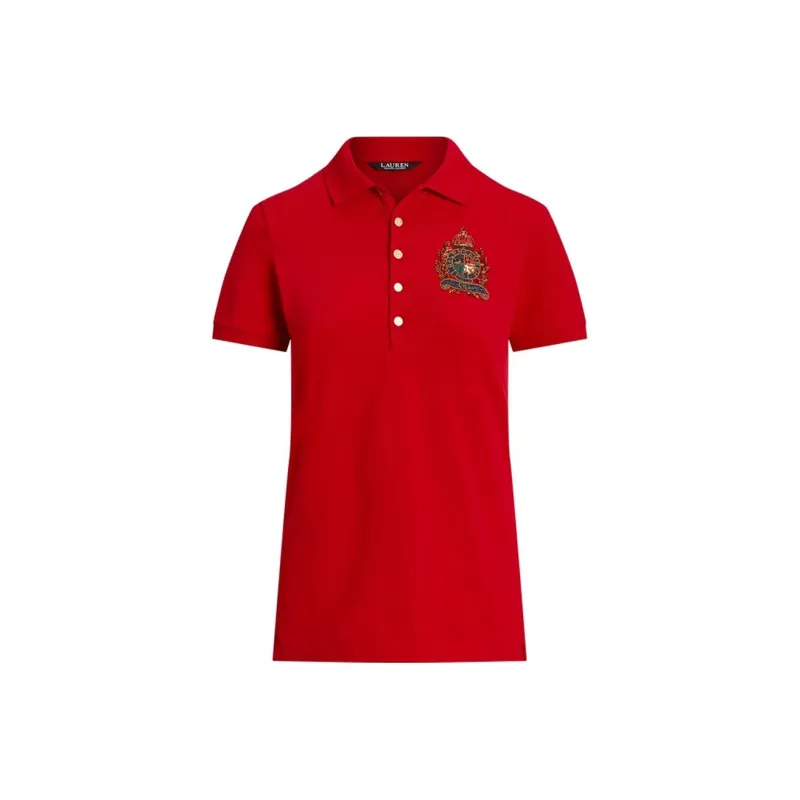 LAUREN RALPH LAUREN FW23 Polo Shirt Women's Red-0