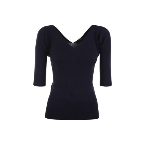 WEEKEND MaxMara V Neck Half Sleeved Jumper