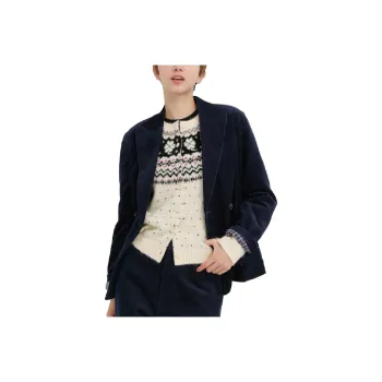 UNIQLO Jacket Women's Navy Blue