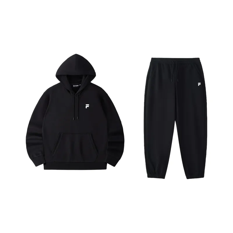 FILA FUSION FOB Sweatshirt Set Unisex Dark Brown Khaki-2