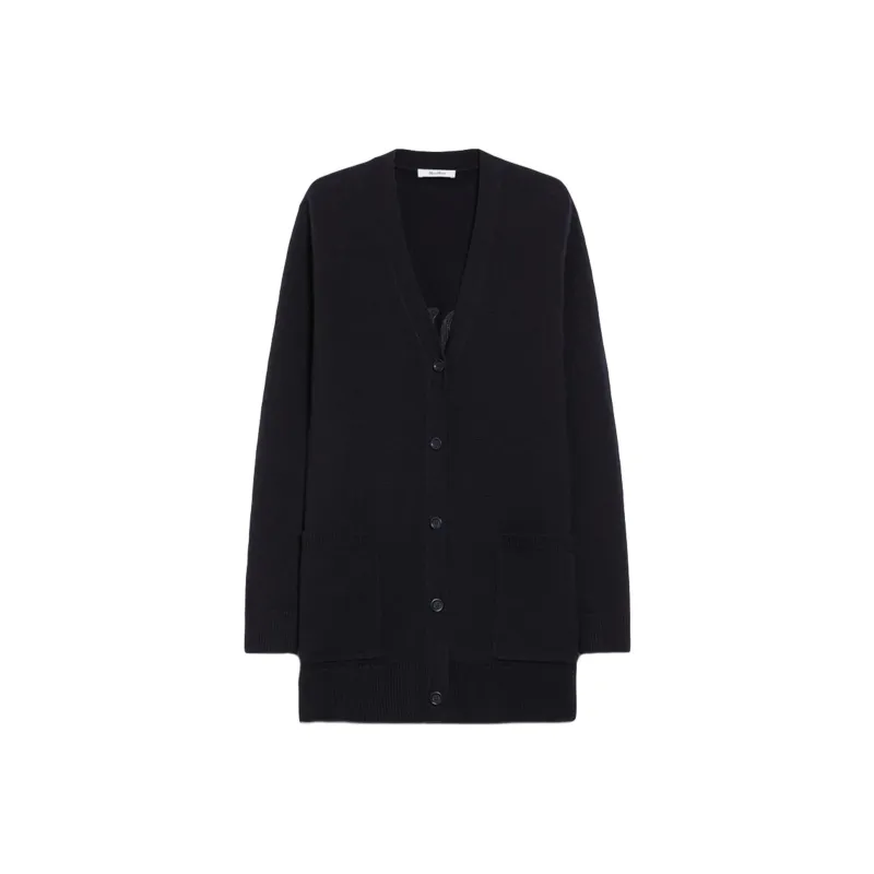 MaxMara Villar V Neck Long Sleeved Cardigan-0