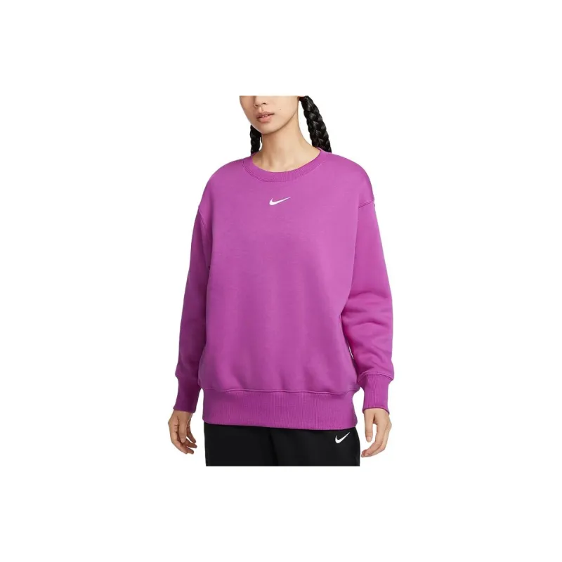 Nike Sportswear Phoenix Fleece Oversize Sweatshirt Women's Hot Fuchsia-0