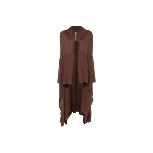 RICK OWENS Open-front Virgin Wool Cardigan