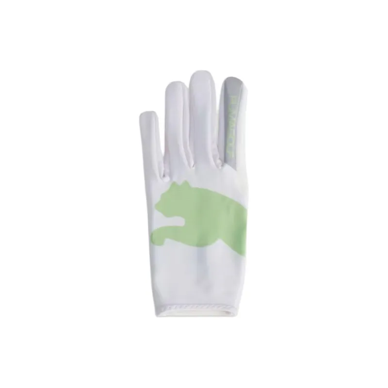 PUMA Synthetic Leather, Polyester, Polyurethane Gloves Unisex White-0