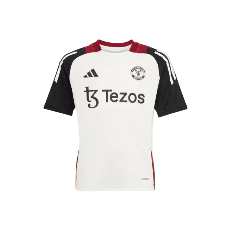 Adidas Tiro 24Manchester United Training Soccer Jersey Men's Ecru/Black-0