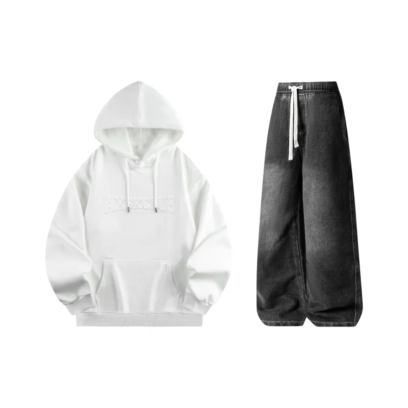 A.X.S.K Sweatshirt Sets Unisex-2