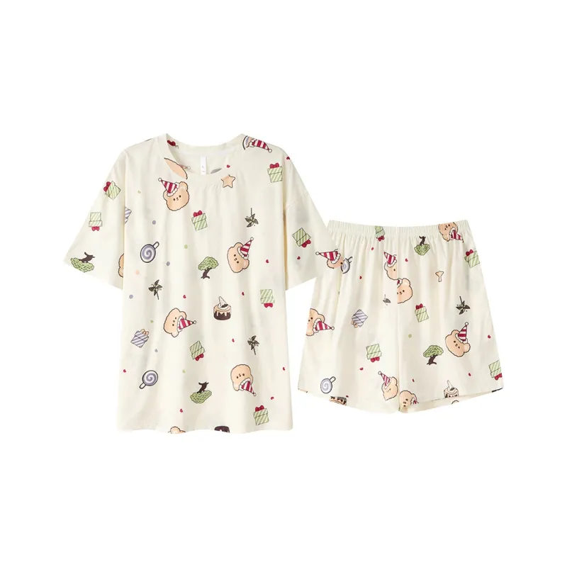 Cotton Gene Pajama Set Unisex Combo Set-33