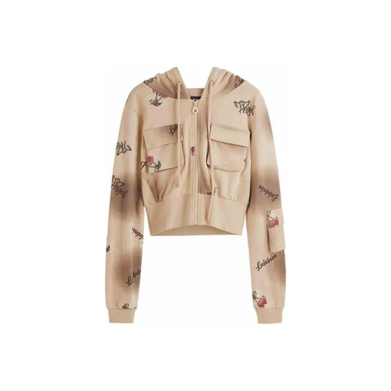 LALABOBO Sweatshirt Women's Beige-0