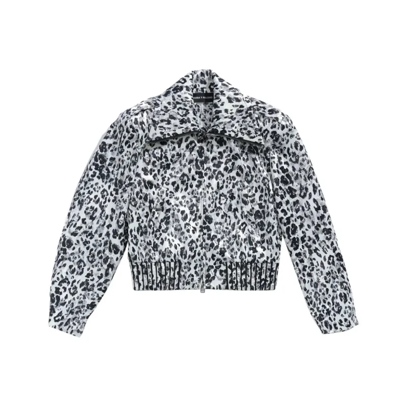 Bimba Y Lola X Palomo Leolapiz Satin Cropped Jacket-0