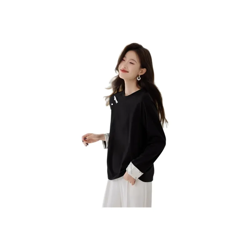 Mo Han Yi Mei Sweatshirt Women's Black-0