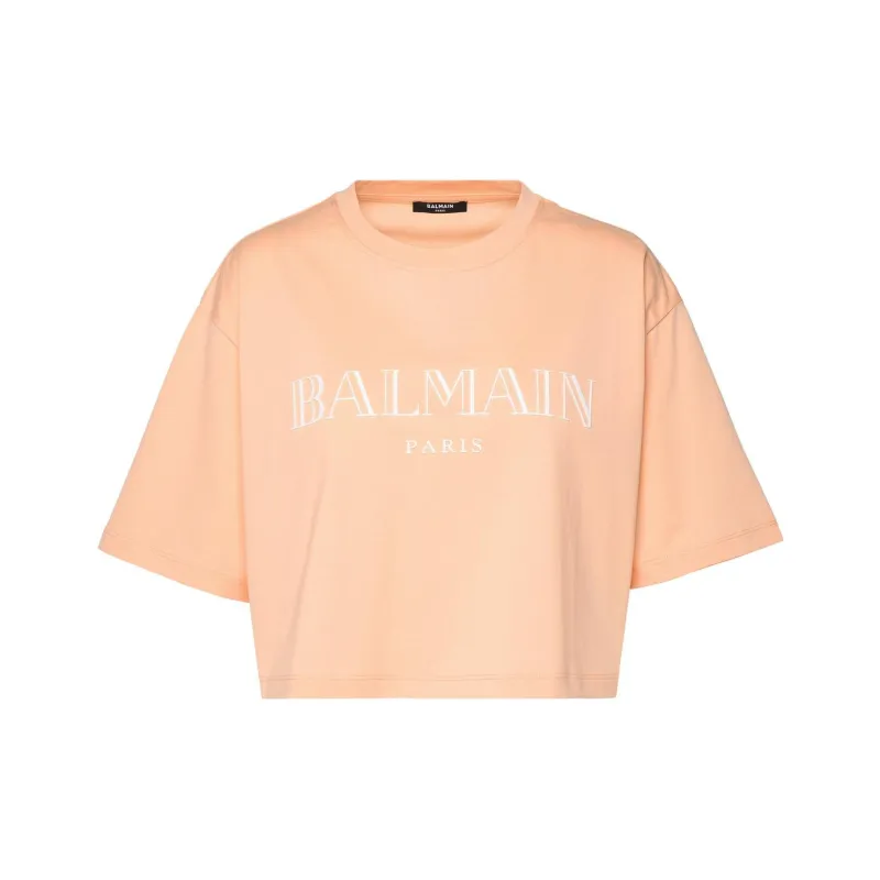 BALMAIN Regular T-Shirt Women's Orange-0