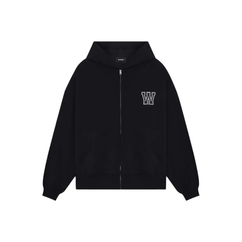 WE11DONE University Logo Hoodie-0