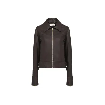 Chloé Zip-Up Leather Jacket