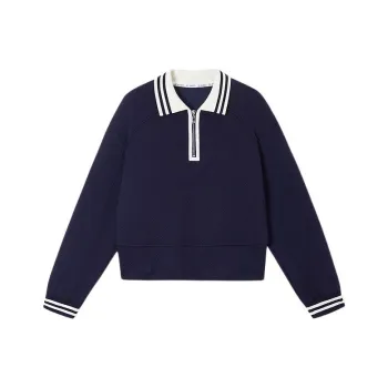 XII BASKET Polo Shirt Women's Navy Blue