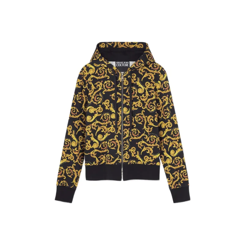 VERSACE JEANS COUTURE Sweatshirts Women's Black Gold-0