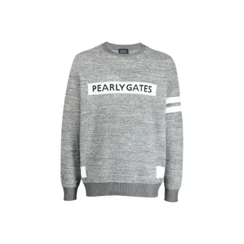 PEARLY GATES Intarsia knit Logo Jumper
