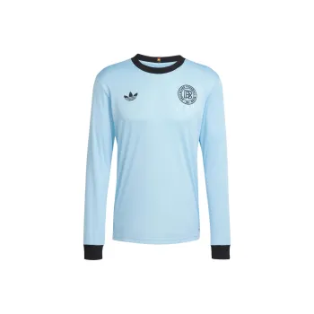 Adidas Originals ANNIVERSARY SS25 Soccer Jersey Men's Clear Blue/Black