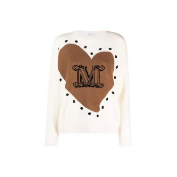 MaxMara Cashmere Sweaters Women's Ecru